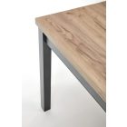 TIAGO SQUARE étkezőasztal, kézműves tölgy-fekete, bővíthető