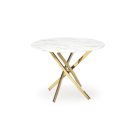 Raymond 2 Kerek Étkezőasztal, Fehér Márvány 