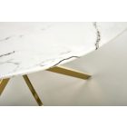 Raymond 2 Kerek Étkezőasztal, Fehér Márvány 