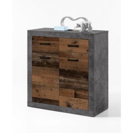 Indiana Komód, Beton-Antikolt fa