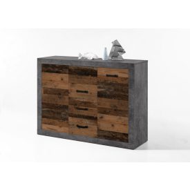 Indiana Komód, Beton-Antikolt fa