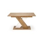 Xarelto étkezőasztal, lancelot tölgy-fehér,  bővíthető