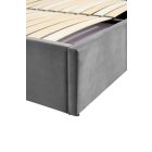 Palazzo ágykeret, szürke-ezüst