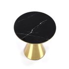 Tribeca dohányzóasztal, fekete márvány