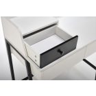 AGNES konzol, fehér-fekete