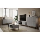 Asensio LAW-1 dohányzóasztal, világosszürke