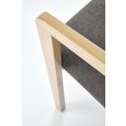 AZUL 2 szék, natúr tölgy-szürke
