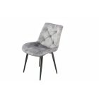 AS122 Étkezőszék - Szürke Bársony MJ116-18 
