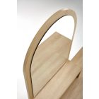 CARMEN konzolasztal, natúr-fekete