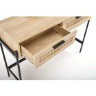 CARMEN konzolasztal, natúr-fekete