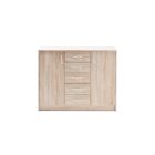 OPTIMUS KOMÓD, SONOMA TÖLGY, 2 ajtós, 5 fiókos