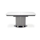 DANCAN Étkezőasztal, fehér márvány-szürke, Bővíthető
