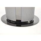 DANCAN Étkezőasztal, fehér márvány-szürke, Bővíthető