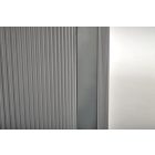 DANCAN Étkezőasztal, fehér márvány-szürke, Bővíthető