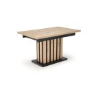 Lamello étkezőasztal, artisan tölgy, Bővíthető