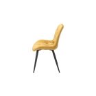 AS128 Étkezőszék - Sárga Bársony G062-83 