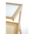 FLORA dohányzóasztal, natúr