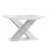 Xao Étkezőasztal, Magasfényű fehér-Beton 