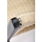 Foden fotel, natúr-fekete