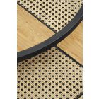 GARMINA dohányzóasztal szett, arany tölgy-fekete