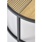 GARMINA dohányzóasztal szett, arany tölgy-fekete