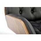 Gavin forgószék fekete, dió