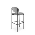 H-108 bárszék, szürke-fekete
