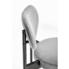 H-108 bárszék, szürke-fekete