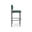 H-108 bárszék, sötétzöld-fekete