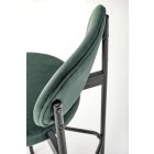H-108 bárszék, sötétzöld-fekete