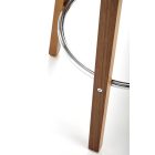 H-110 bárszék, krém-dió