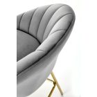 H-112 bárszék, szürke-arany 