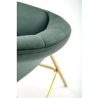 H-112 bárszék, sötétzöld-arany