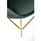 H-112 bárszék, sötétzöld-arany