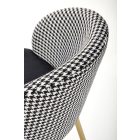 H-113 bárszék, fekete-fehér