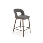 H-114 bárszék, szürke-dió