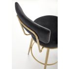 H-115 bárszék, fekete-arany