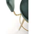 H-115 bárszék, sötétzöld-arany