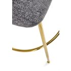 H-116 bárszék, szürke-arany