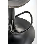 H-117 bárszék, szürke-fekete