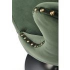 H-117 bárszék, sötétzöld-fekete