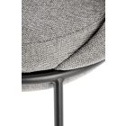 H-118 bárszék, szürke-fekete