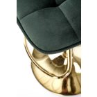 H-120 bárszék, sötétzöld-arany