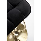 H-120 bárszék, fekete-arany