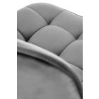 H-120 bárszék, szürke-arany