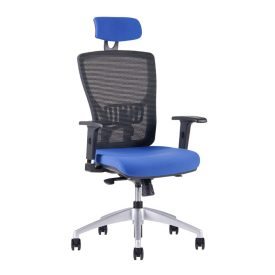   OFFICEPRO HALIA MESH SP Irodai forgószék fejtámlával, 2621, kék 