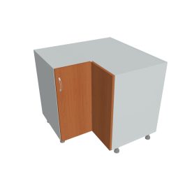   HOBIS KUDD 90 RP Alsó konyha szekrény ajtóval, jobb sarok 90x90 cm 