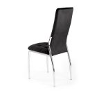 K416 szék, fekete bársony 