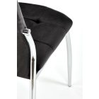 K416 szék, fekete bársony 
