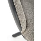 K494 szék, szürke-fekete